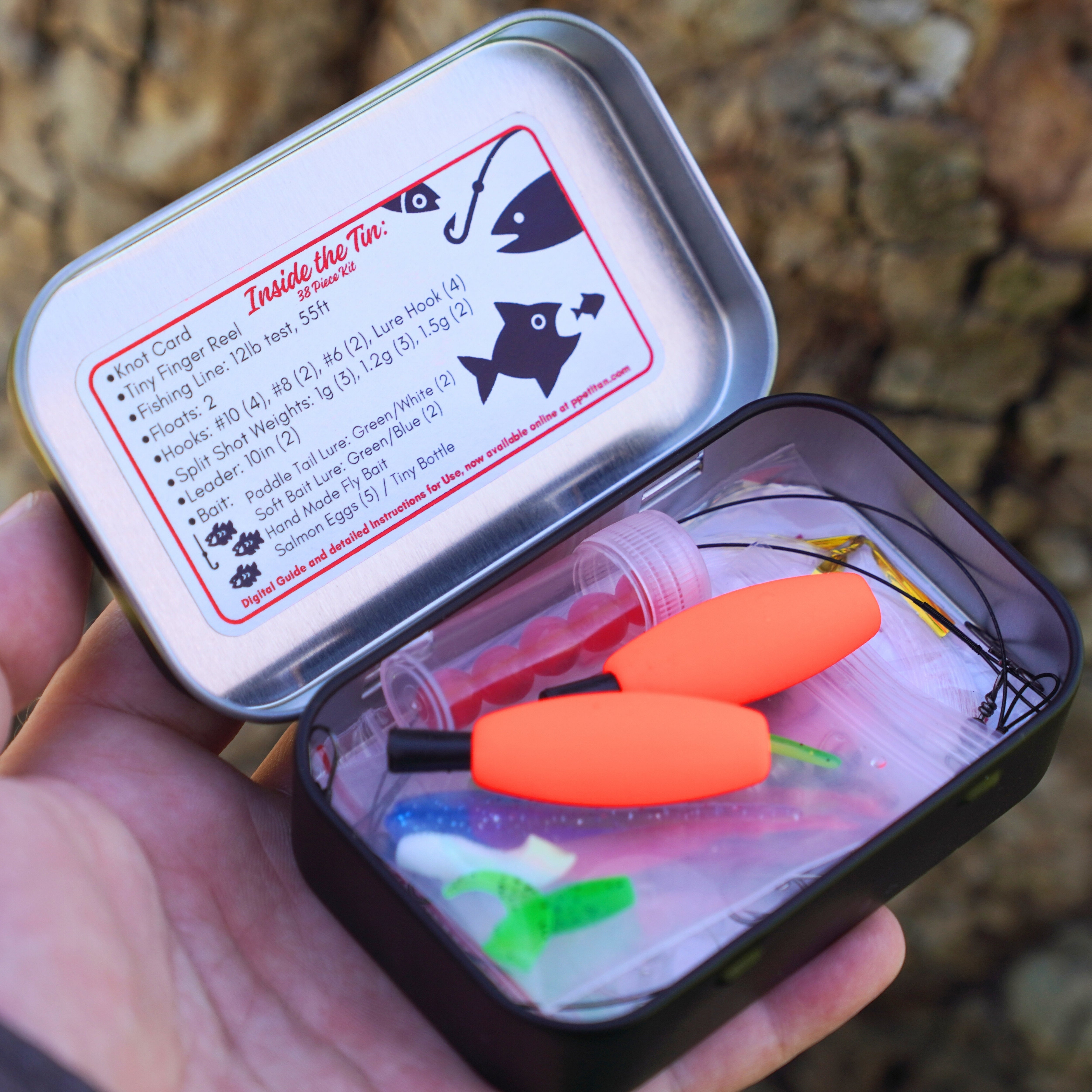 TinTackle Pro Survival Fishing Kit
