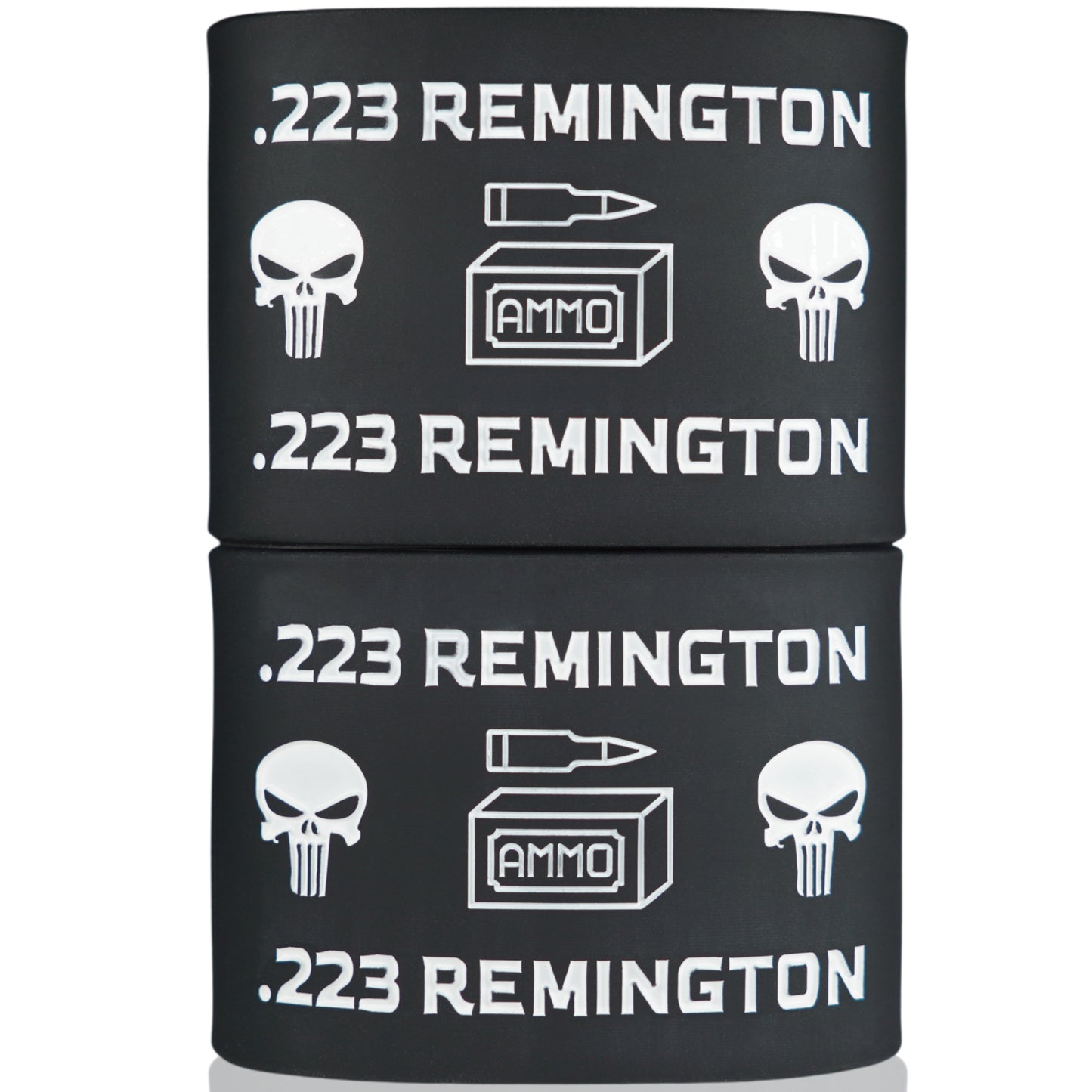 Mag-Mark Pro – 223 Remington Punisher Design | The Original Tactical Magazine Grip & Ammo ID Band