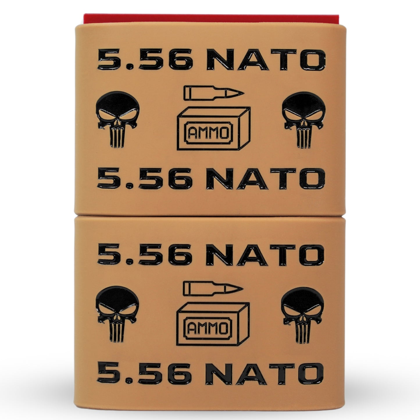 Mag-Mark Pro – 556 NATO Punisher Design | The Original Tactical Magazine Grip & Ammo ID Band