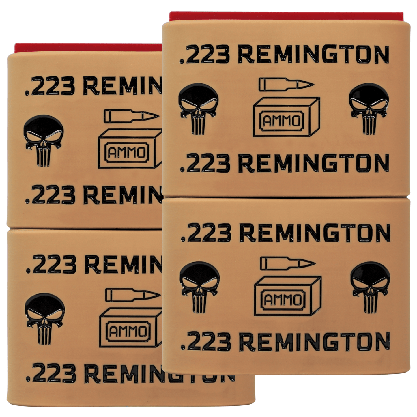 Mag-Mark Pro – 223 Remington Punisher Design | The Original Tactical Magazine Grip & Ammo ID Band
