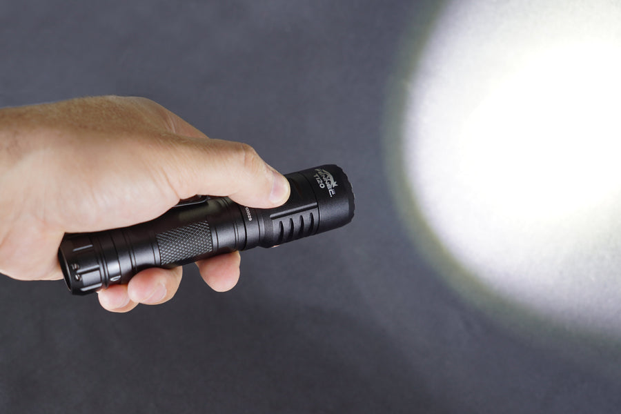 T120 Jet Black High-Output Tactical Flashlight