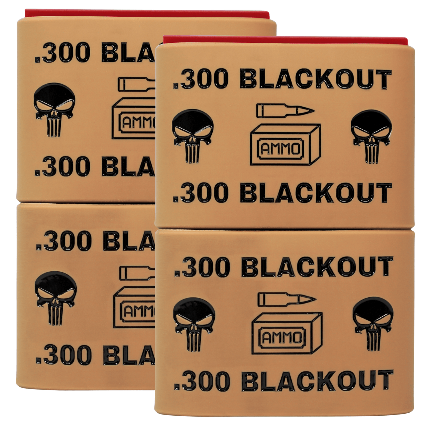 Mag-Mark Pro – 300 Blackout Punisher Design | The Original Tactical Magazine Grip & Ammo ID Band