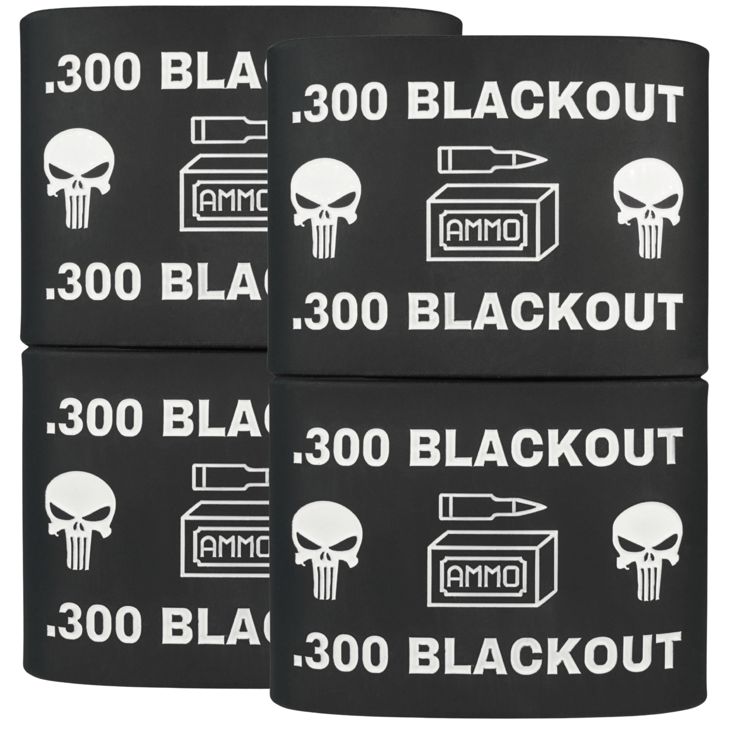 Mag-Mark Pro – 300 Blackout Punisher Design | The Original Tactical Magazine Grip & Ammo ID Band
