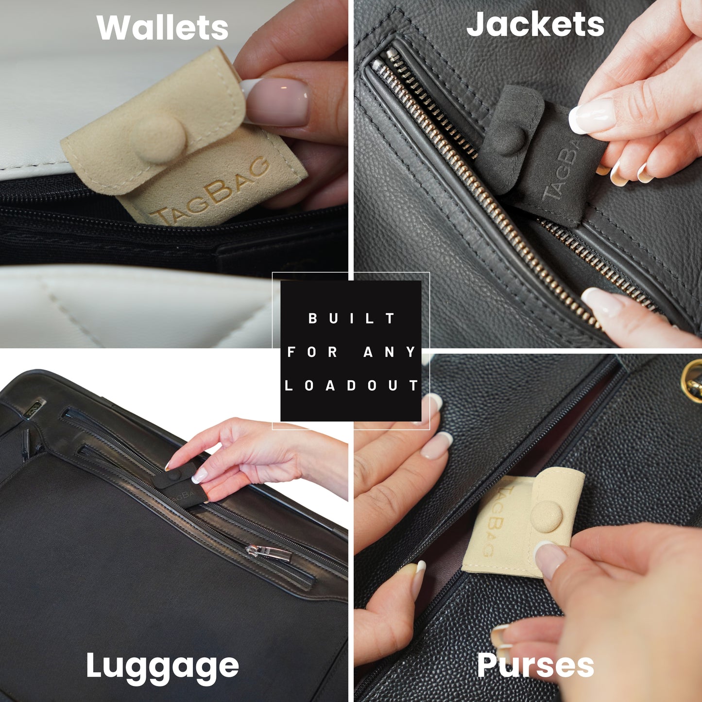 Tag-Bag™ - Discreet & Secure AirTag Pouch | No-Stick, No-Bulk, No-Glue | Protect & Hide Your Tracker in Bags, Wallets & Clothing