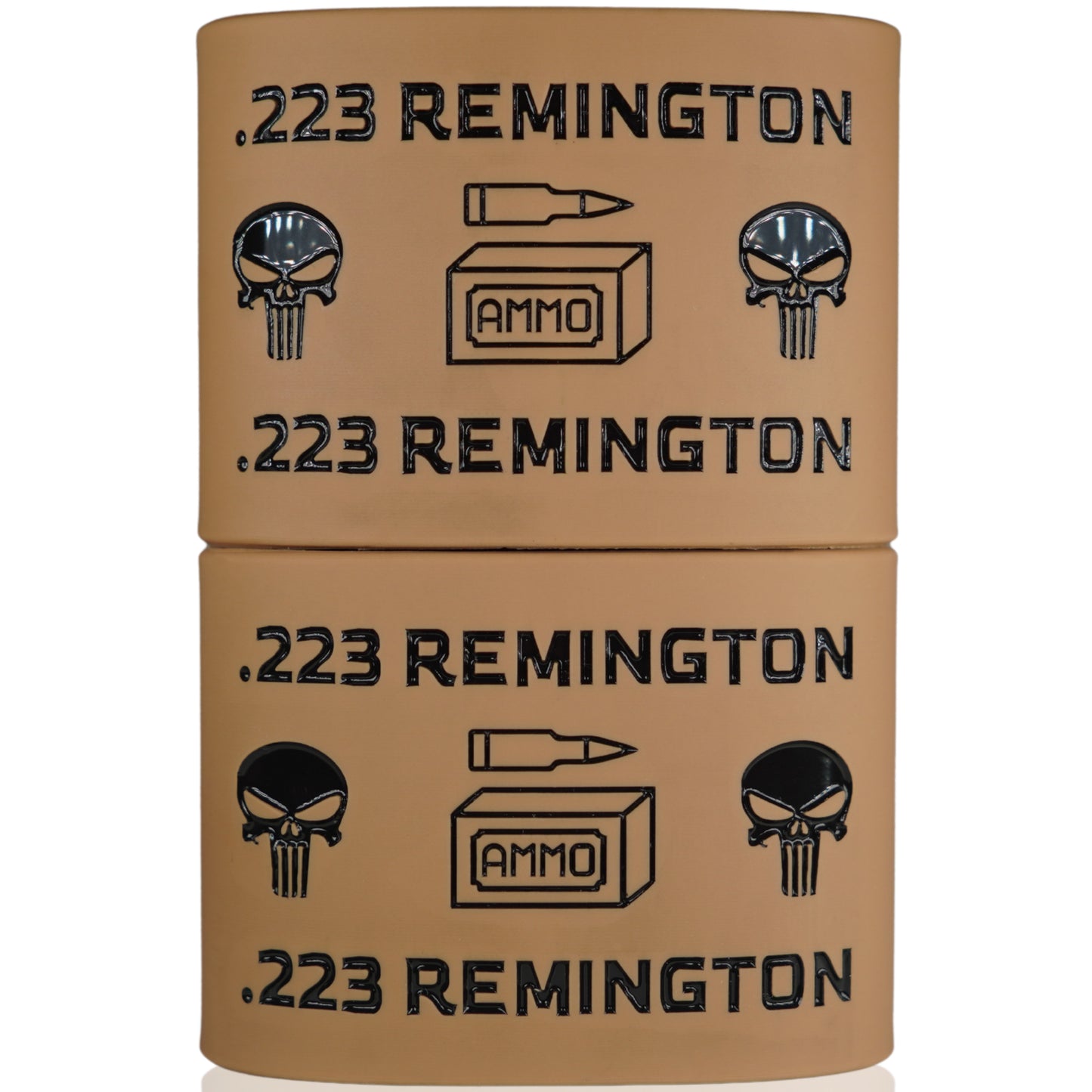 Mag-Mark Pro – 223 Remington Punisher Design | The Original Tactical Magazine Grip & Ammo ID Band