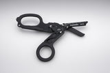 FENNEC STAT-6 black folding EMS trauma shears, open