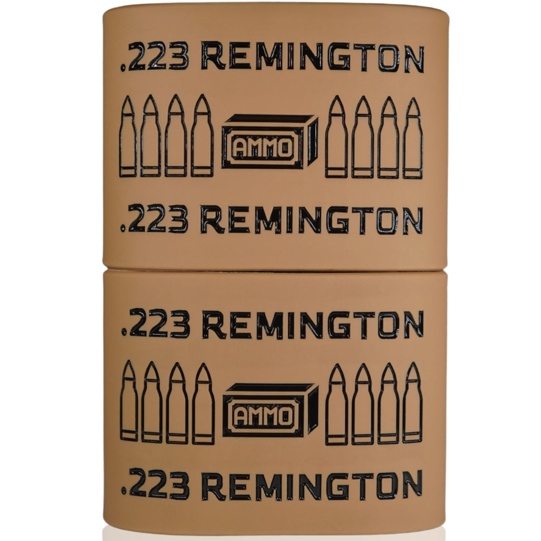 Mag-Mark Pro .223 Remington AMMO design side view showing secure fit on standard AR magazine