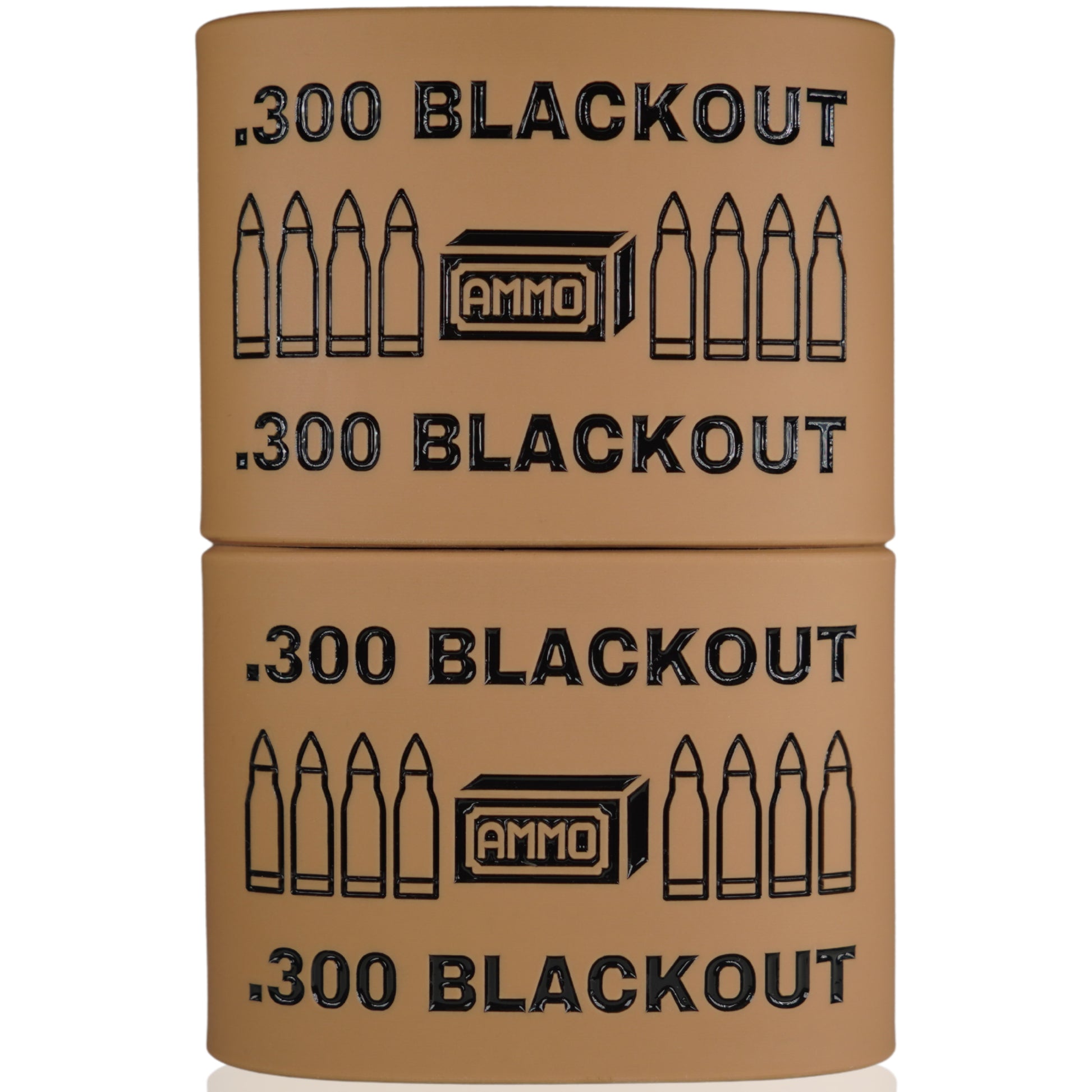 Mag-Mark Pro 300 Blackout AMMO design side view showing secure fit on standard AR magazine