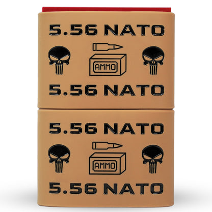 Mag-Mark Pro – 556 NATO Punisher Design | The Original Tactical Magazine Grip & Ammo ID Band