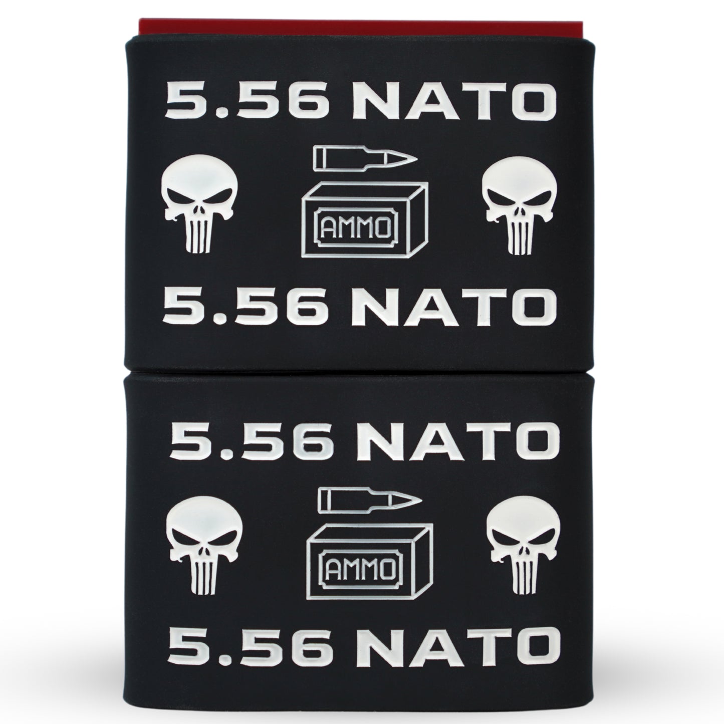 Mag-Mark Pro – 556 NATO Punisher Design | The Original Tactical Magazine Grip & Ammo ID Band