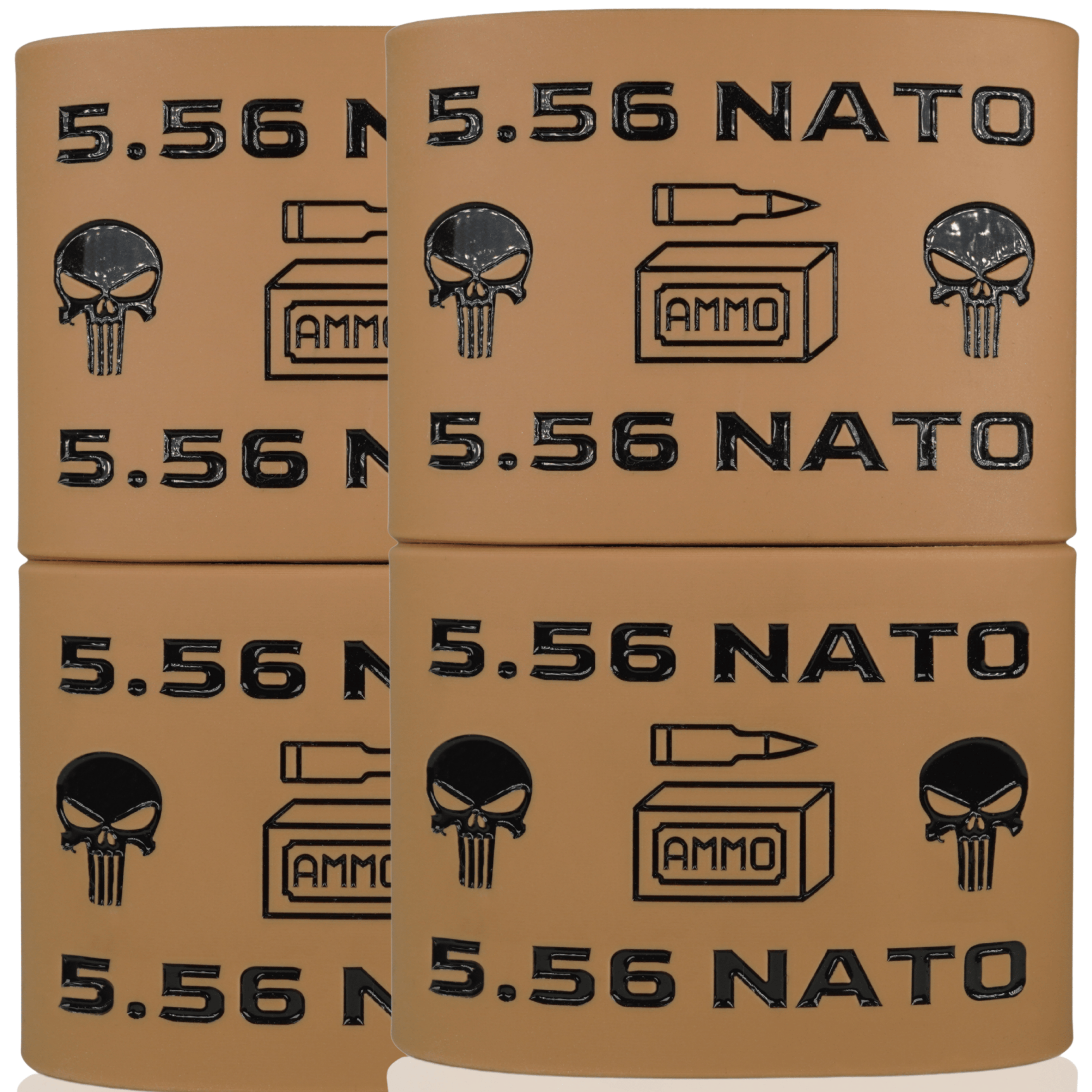 Mag-Mark Pro 5.56 NATO Punisher design — tactical magazine grip band for range and field use
