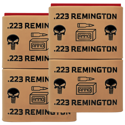 Mag-Mark Pro – 223 Remington Punisher Design | The Original Tactical Magazine Grip & Ammo ID Band