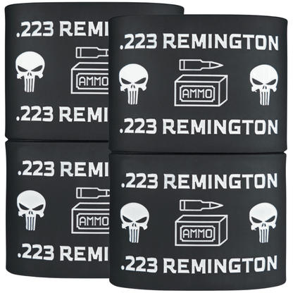 Mag-Mark Pro – 223 Remington Punisher Design | The Original Tactical Magazine Grip & Ammo ID Band