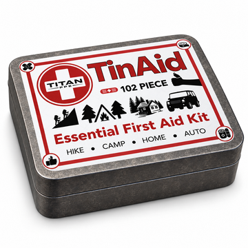 TinAid Essential First Aid Kit | Compact First Aid Supply Kit
