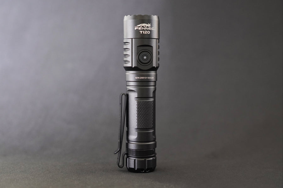 T120 Jet Black High-Output Tactical Flashlight