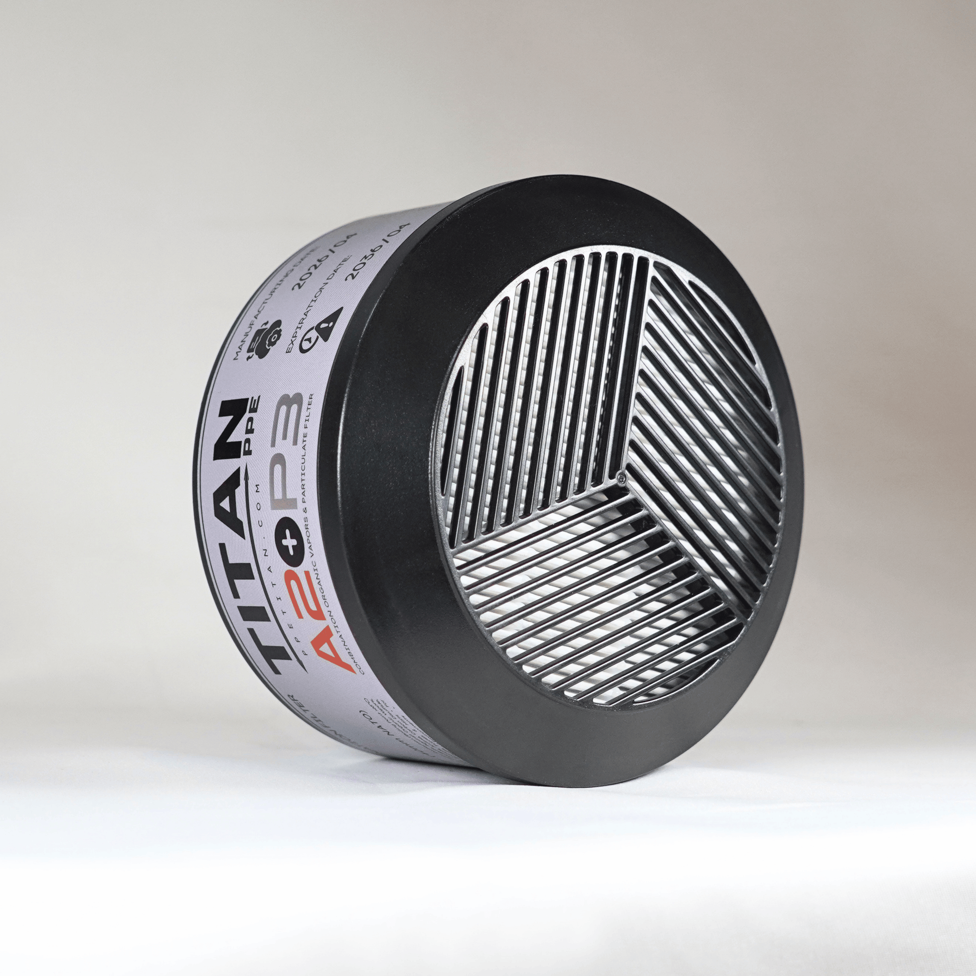 OVP-10 Combination Filter (A2P3) | Universal 40mm NATO Gas Mask Filter | Organic Vapor & Particulate