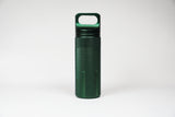 Green Storm-Strike watertight aluminum EDC canister