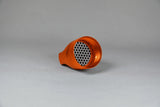 Orange EDC Canister striker inside the cap