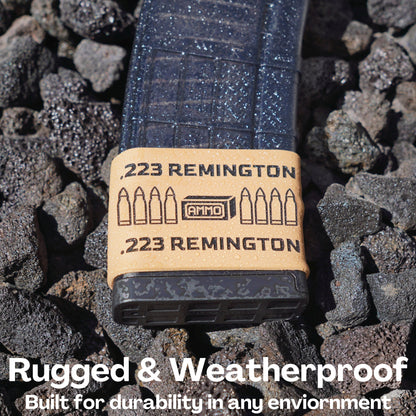 Mag-Mark Pro – 223 Remington AMMO Design | The Original Tactical Magazine Grip & Ammo ID Band