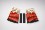 Twenty extra-long waterproof storm matches with two strikers