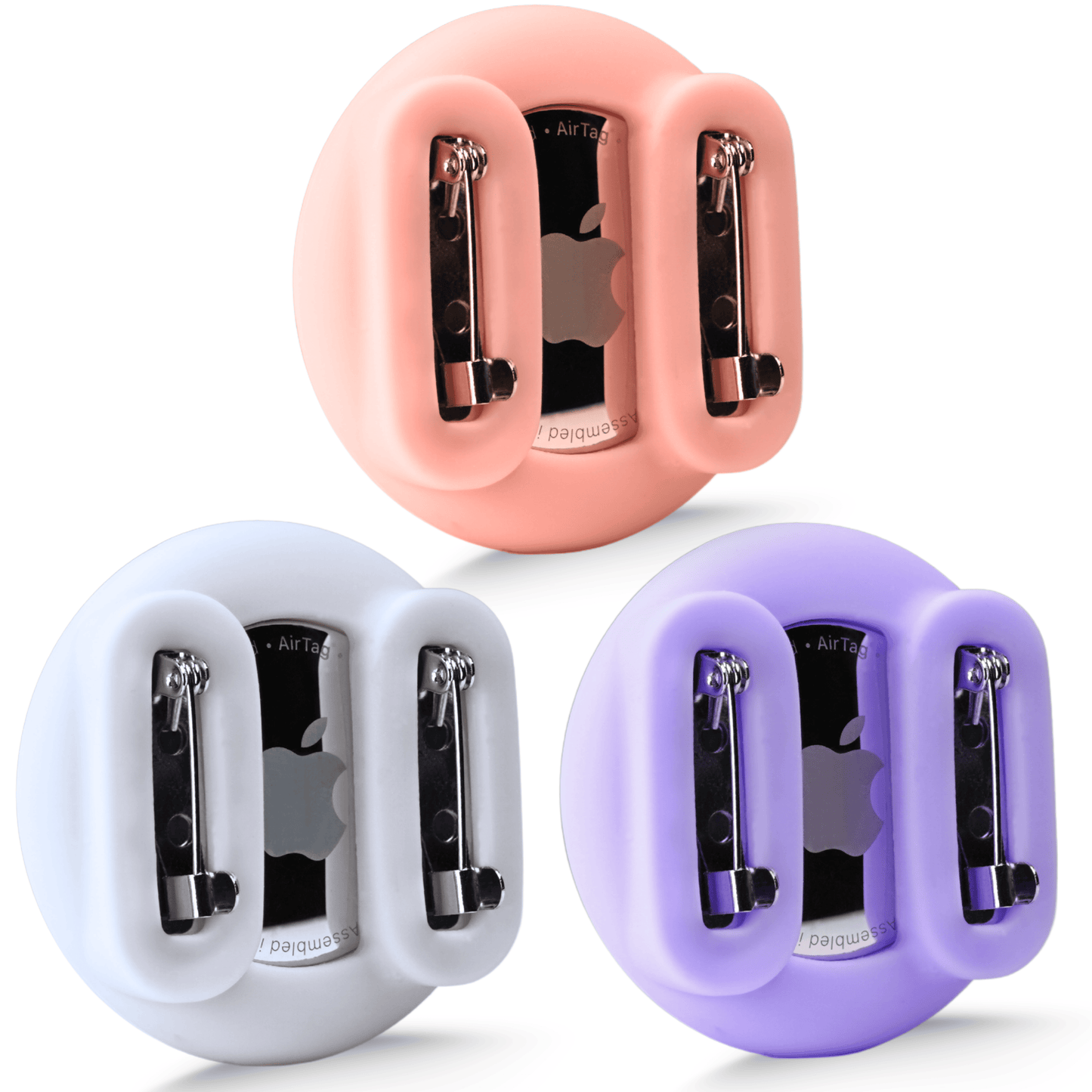AirTag Holder for Kids - Heavy Duty Double Pin
