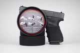TITAN PPE TinGrip Black tactical cloth grip tape roll with a wrapped handle grip