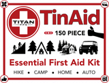 TinAid Essential First Aid Kit | Compact First Aid Supply Kit