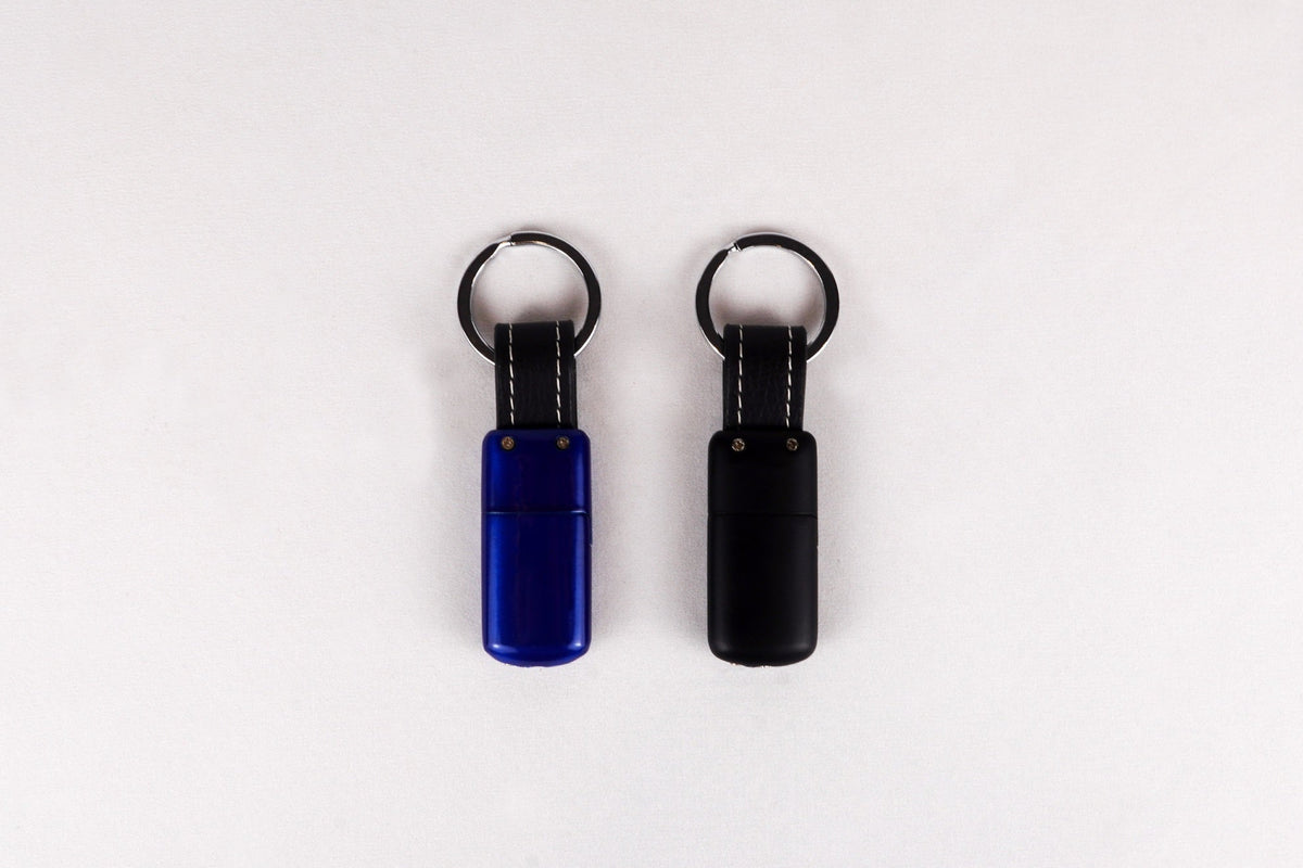 Mini Keychain Lighter - Mini Butane Lighter with Keychain Loop | Metal Jacket, Refillable