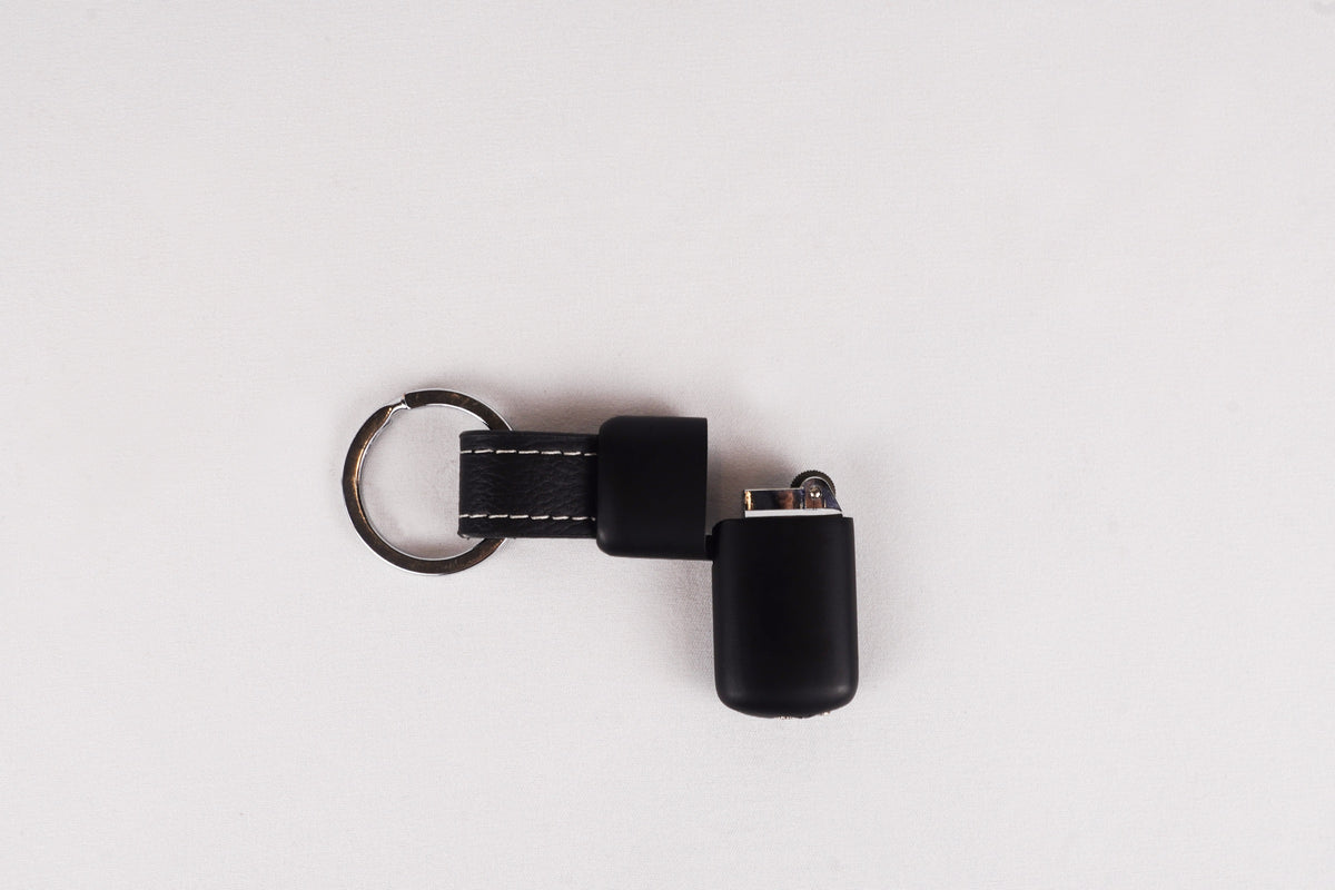 Mini Keychain Lighter - Mini Butane Lighter with Keychain Loop | Metal Jacket, Refillable