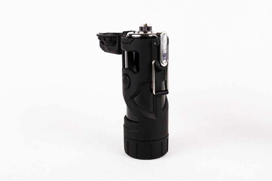 Black Plasma Torch Light Tactical Flashlight & Plasma Lighter